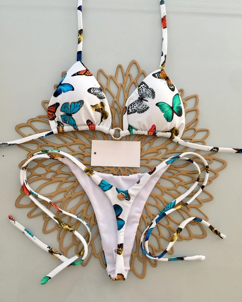 Leopard Print Bikini Set - Sexy Womens Swimsuit Beachwear - ZOOMNSTORE