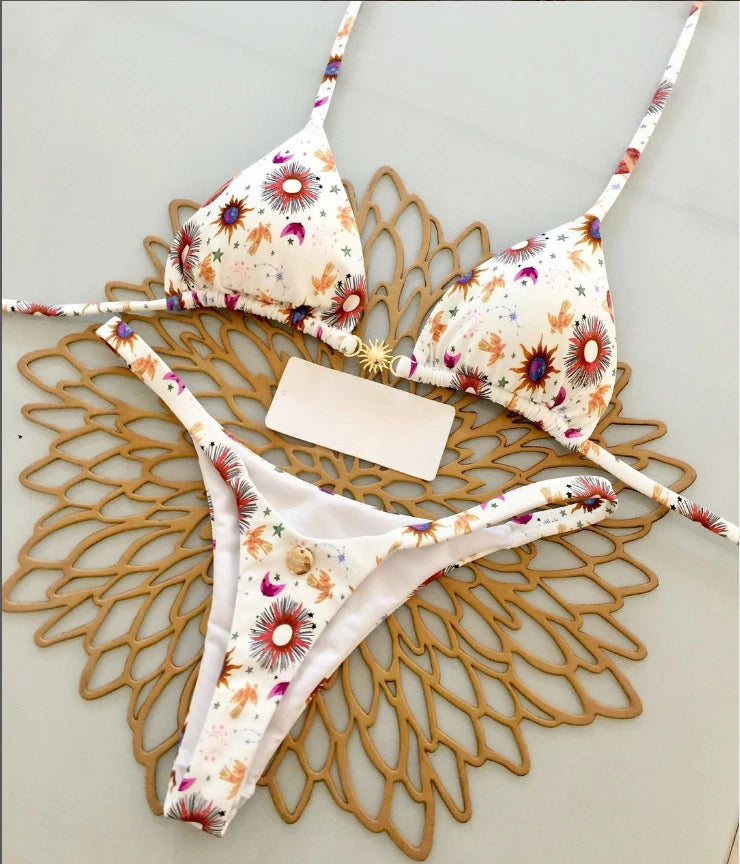 Leopard Print Bikini Set - Sexy Womens Swimsuit Beachwear - ZOOMNSTORE