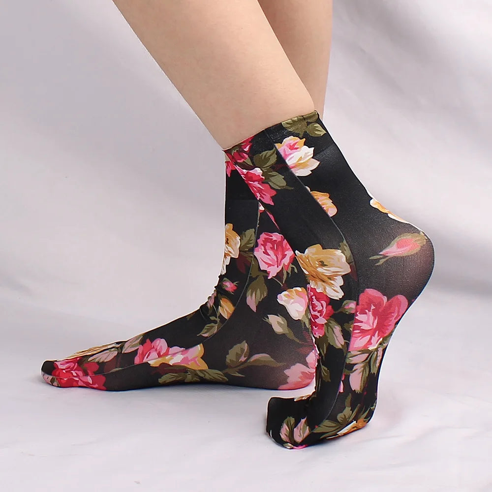 Leopard Print Short Socks - Comfortable Breathable Summer Stockings - ZOOMNSTORE