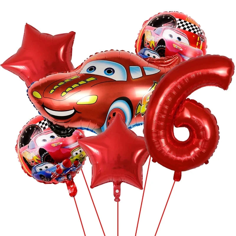 Lightning McQueen Party Supplies - Disposable Tableware Paper Plates for Kids Birthday Baby Shower - ZOOMNSTORE