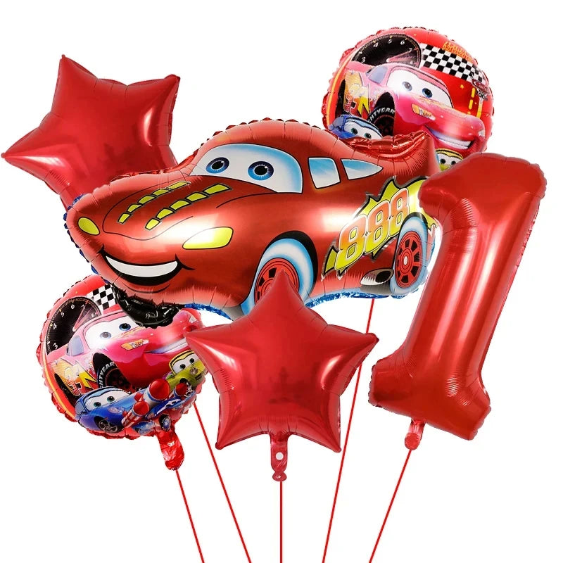 Lightning McQueen Party Supplies - Disposable Tableware Paper Plates for Kids Birthday Baby Shower - ZOOMNSTORE