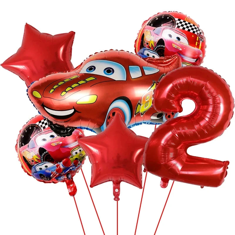 Lightning McQueen Party Supplies - Disposable Tableware Paper Plates for Kids Birthday Baby Shower - ZOOMNSTORE