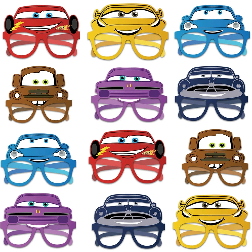 Lightning McQueen Party Supplies - Disposable Tableware Paper Plates for Kids Birthday Baby Shower - ZOOMNSTORE