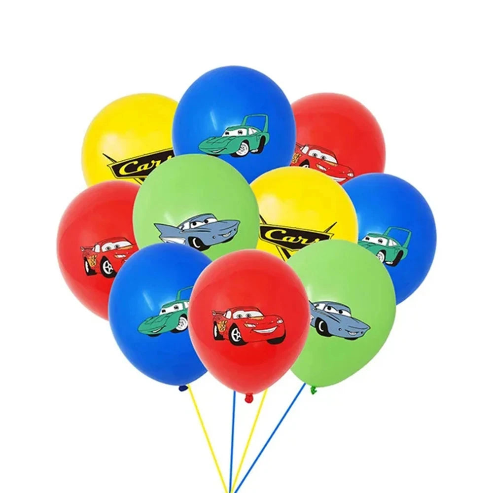 Lightning McQueen Party Supplies - Disposable Tableware Paper Plates for Kids Birthday Baby Shower - ZOOMNSTORE
