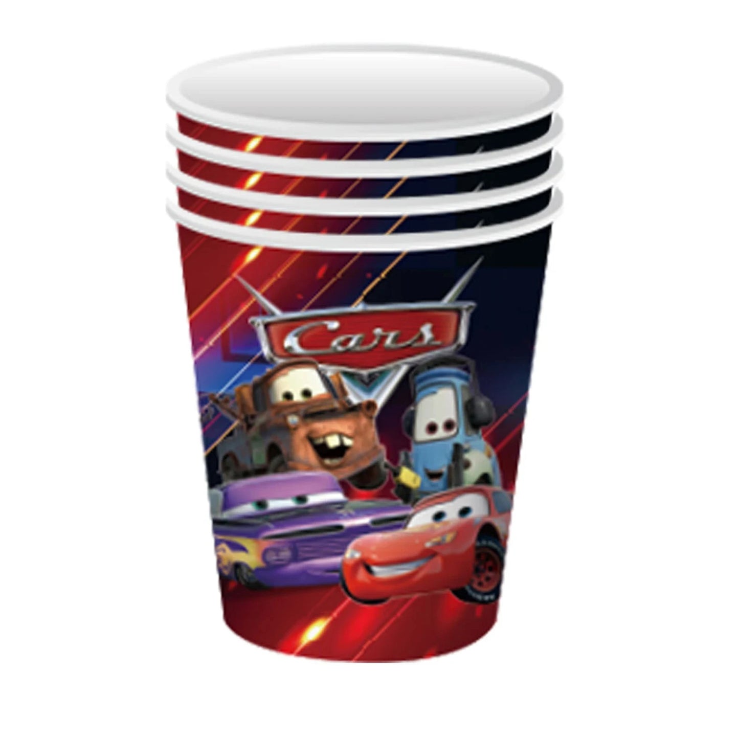 Lightning McQueen Party Supplies - Disposable Tableware Paper Plates for Kids Birthday Baby Shower - ZOOMNSTORE