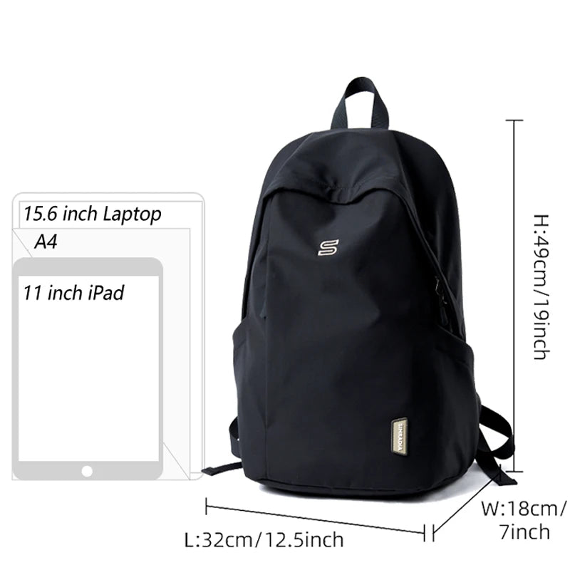 Lightweight 156 Laptop Backpack - Waterproof Oxford Travel Bag for Men Teens - ZOOMNSTORE