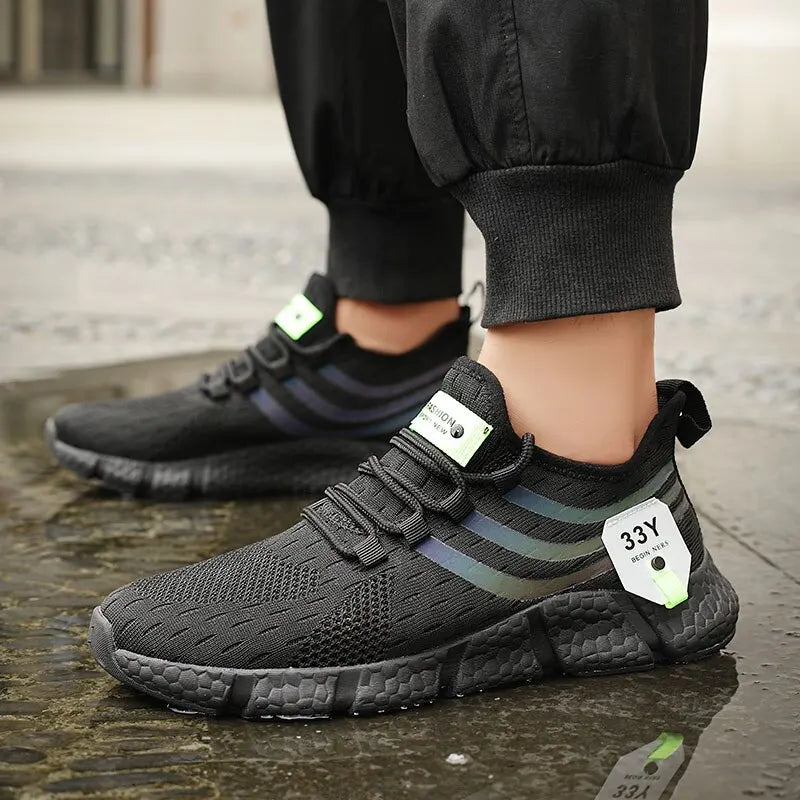 Lightweight Breathable Mens Sneakers - Casual Running Jogging Shoes - ZOOMNSTORE