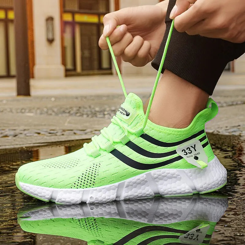 Lightweight Breathable Mens Sneakers - Casual Running Jogging Shoes - ZOOMNSTORE