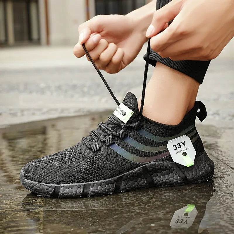 Lightweight Breathable Mens Sneakers - Casual Running Jogging Shoes - ZOOMNSTORE