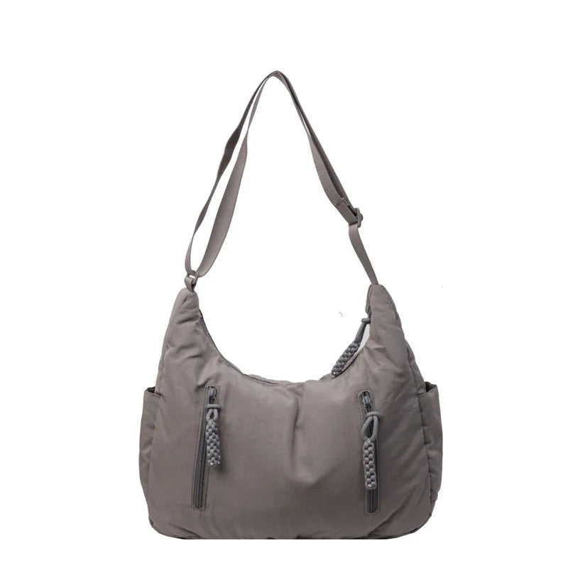 Lightweight Womens Nylon Crossbody Bag - Versatile Travel Hobo Shoulder Bag - ZOOMNSTORE