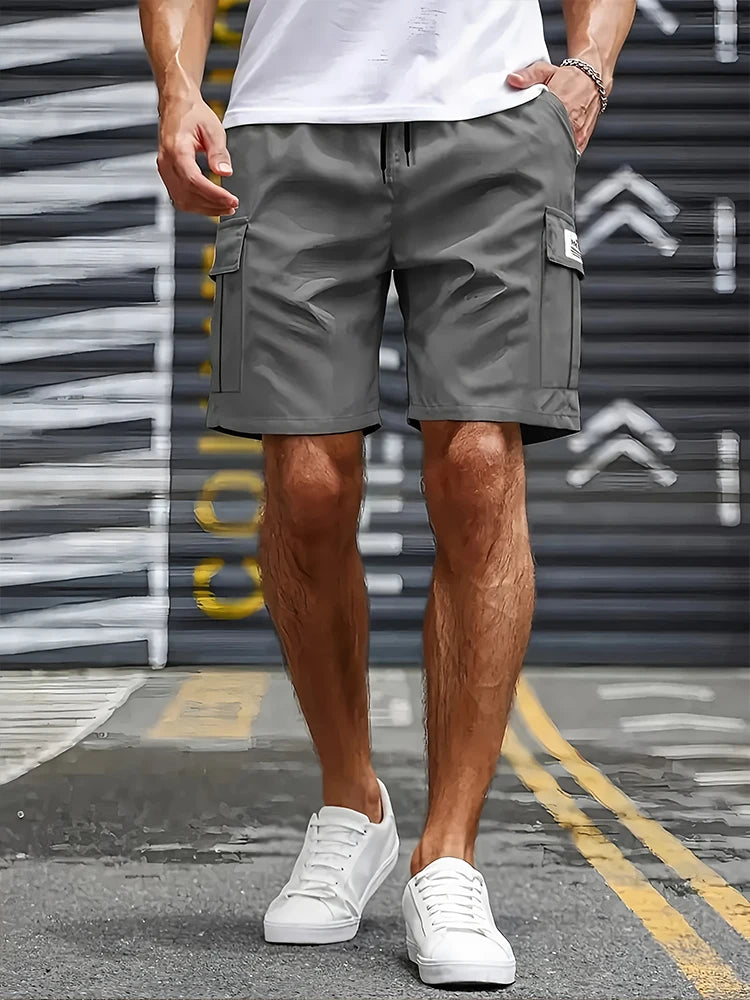 Loose Fit Mens Casual Work Shorts - Big Pocket Sports Pants - ZOOMNSTORE
