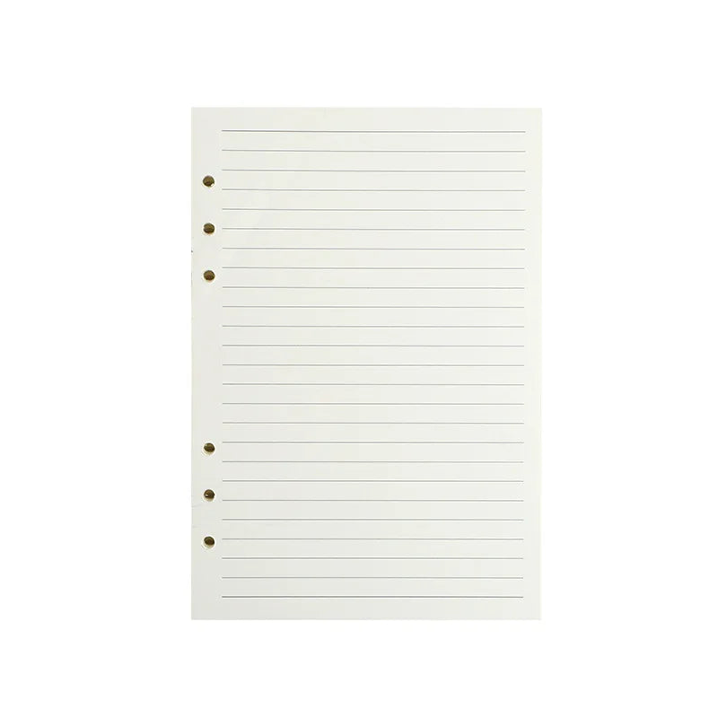 Loose Leaf Notebook Refill - A5 A6 A7 Spiral Binder Lined Grid Paper - ZOOMNSTORE