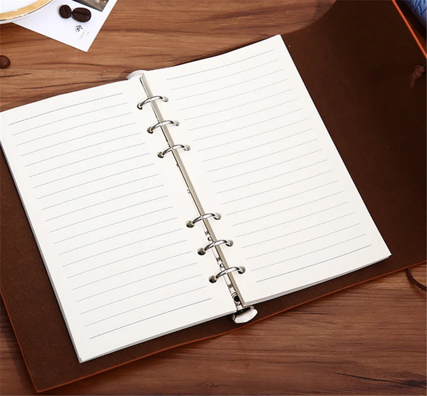 Loose Leaf Notebook Refill - A5 A6 A7 Spiral Binder Lined Grid Paper - ZOOMNSTORE