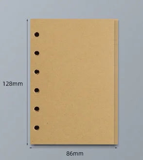 Loose Leaf Notebook Refill - A5 A6 A7 Spiral Binder Lined Grid Paper - ZOOMNSTORE