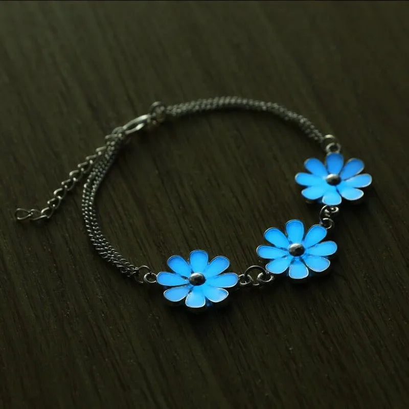 Luminous Glass Bracelet - Six-Colour Fluorescent Charm Jewelry for Teens Adults - ZOOMNSTORE