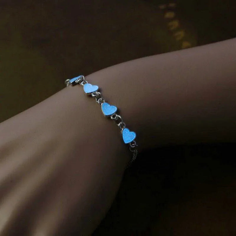 Luminous Glass Bracelet - Six-Colour Fluorescent Charm Jewelry for Teens Adults - ZOOMNSTORE