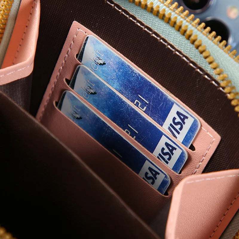 Luxury Womens Crossbody Bag - Soft Leather Touch Screen Phone Purse - ZOOMNSTORE