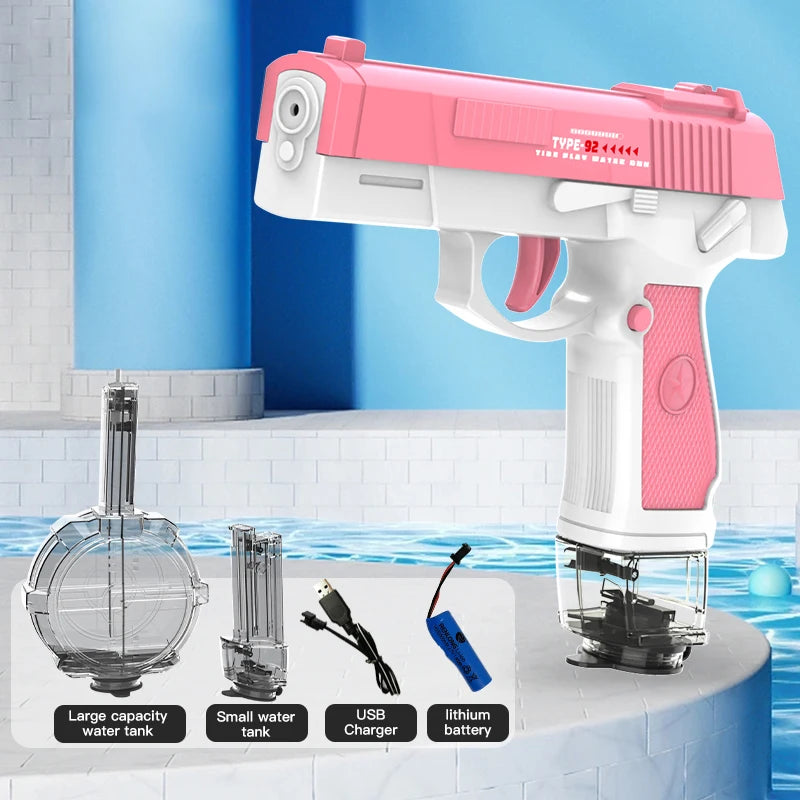 M416 Electric Water Gun - Full Automatic Beach Toy for Kids Adults - ZOOMNSTORE