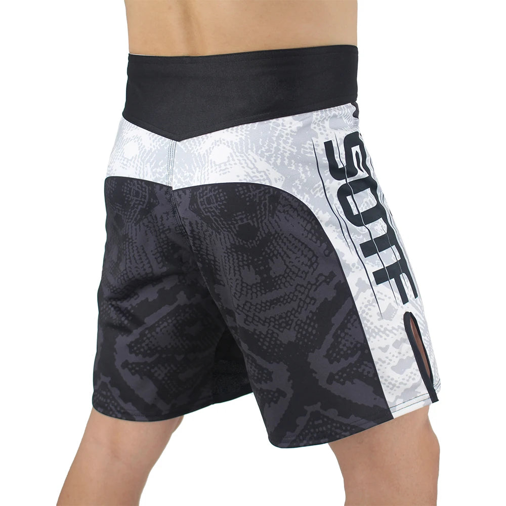 MMA Boxing Shorts - SOTF Snake Scale Muay Thai Kickboxing Shorts - ZOOMNSTORE