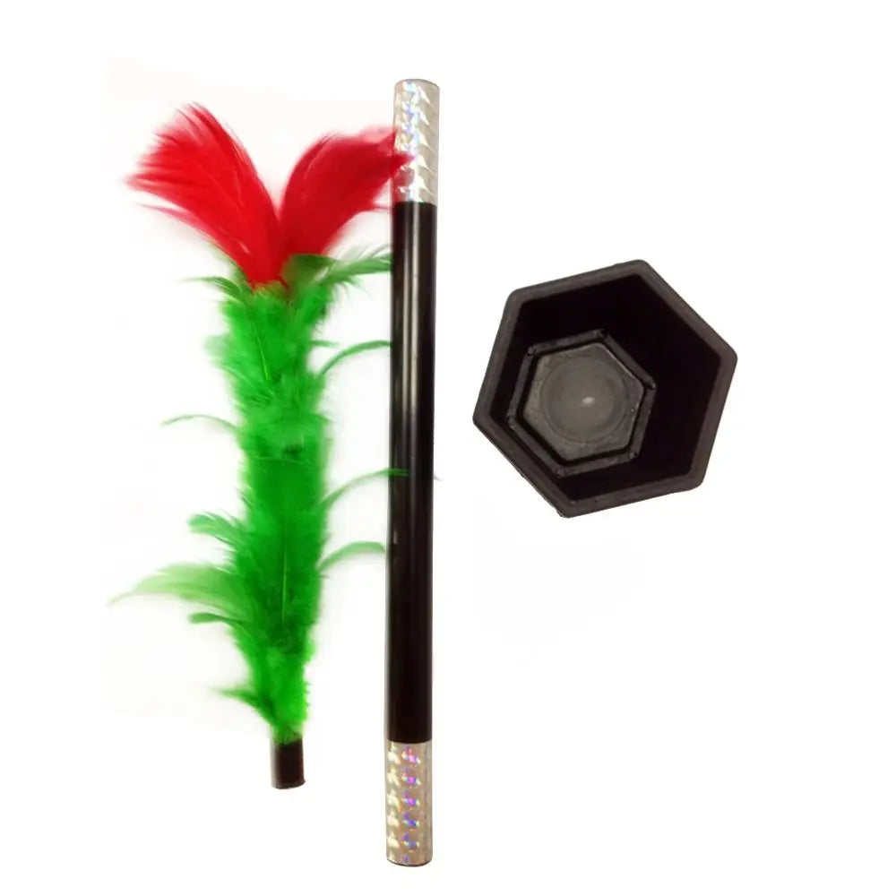 1 Set Magic Wand To Flower Magic Trick Easy Magic Tricks Toys For Adults Kids Show Prop Toys For Boys Fun For Children - ZOOMNSTORE