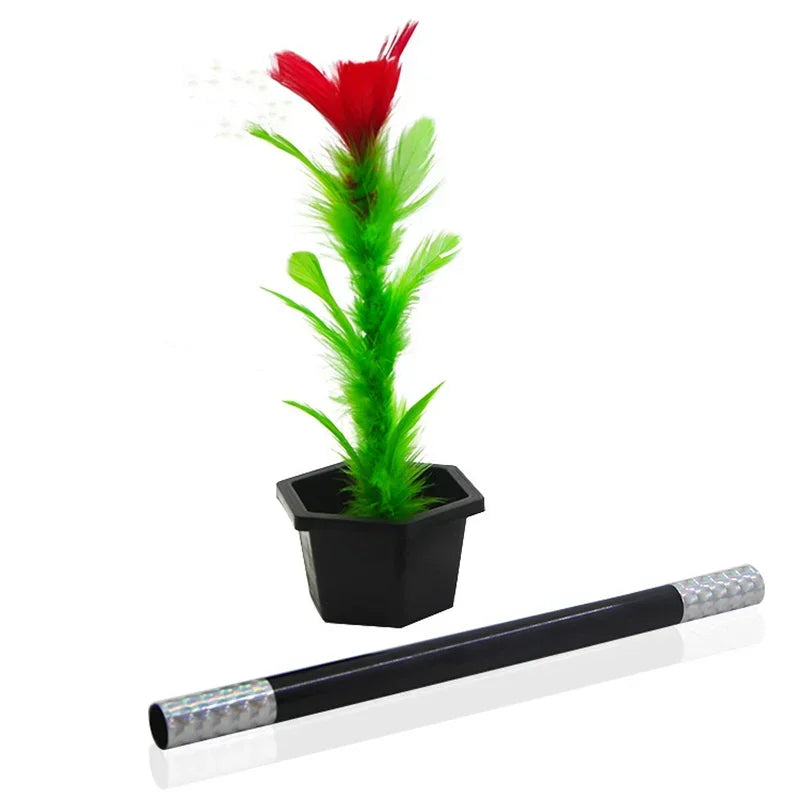 1 Set Magic Wand To Flower Magic Trick Easy Vanishing Magic Tricks Toys for Adults Kids Show Prop for Boy Toy for Children - ZOOMNSTORE