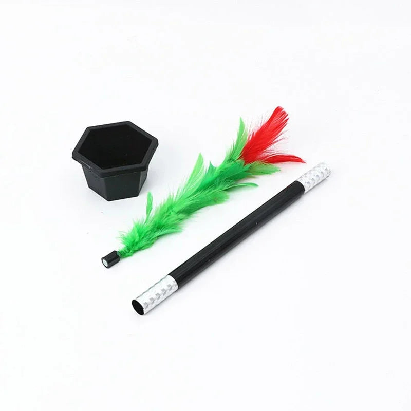 1 Set Magic Wand To Flower Magic Trick Easy Vanishing Magic Tricks Toys for Adults Kids Show Prop for Boy Toy for Children - ZOOMNSTORE