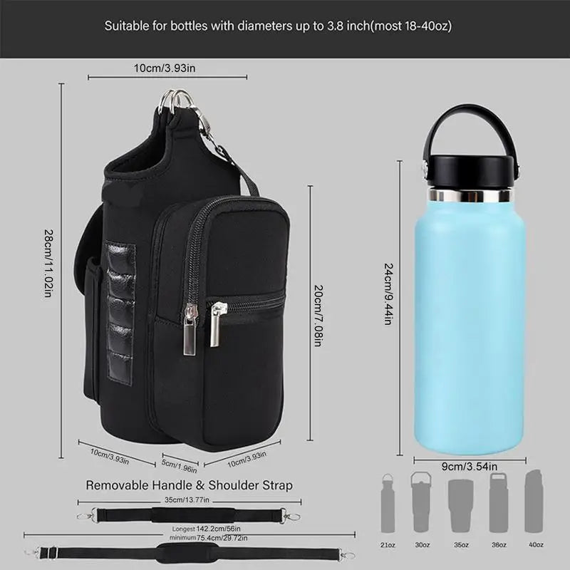 Magnetic Phone Bag - Crossbody Pouch Water Bottle Sleeve for Outdoor Sports - ZOOMNSTORE