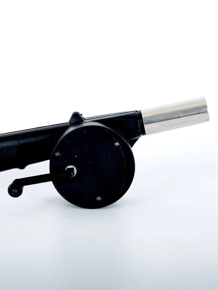 Manual Barbecue Blower – Portable Fire Starter & Hand Crank Charcoal Grill Fan - ZOOMNSTORE