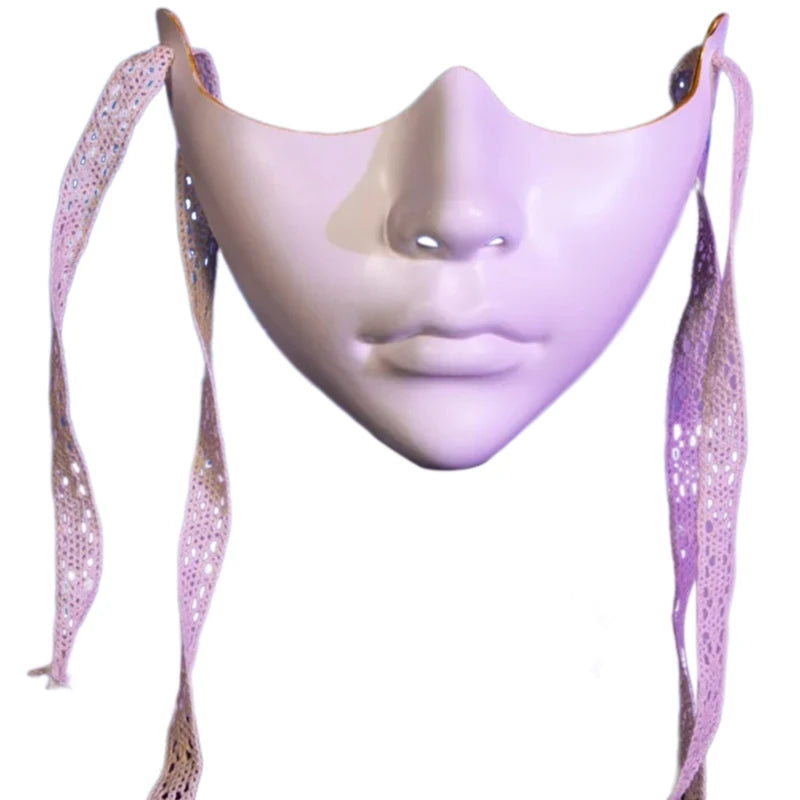 Masquerade Half Face Mask - Cosplay Halloween Eyemask for Men and Women - ZOOMNSTORE