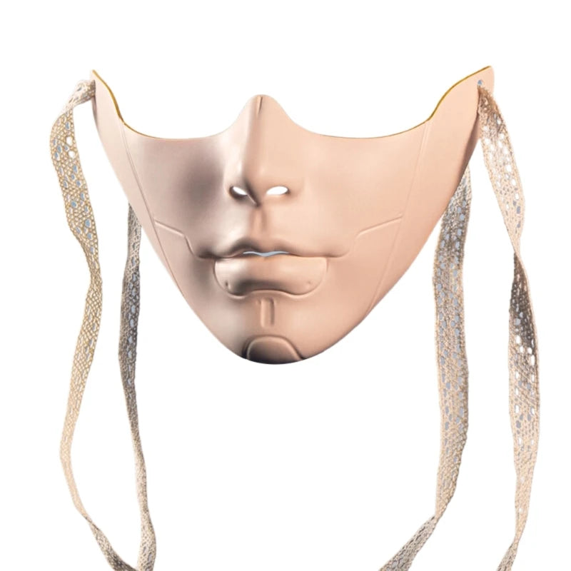 Masquerade Half Face Mask - Cosplay Halloween Eyemask for Men and Women - ZOOMNSTORE