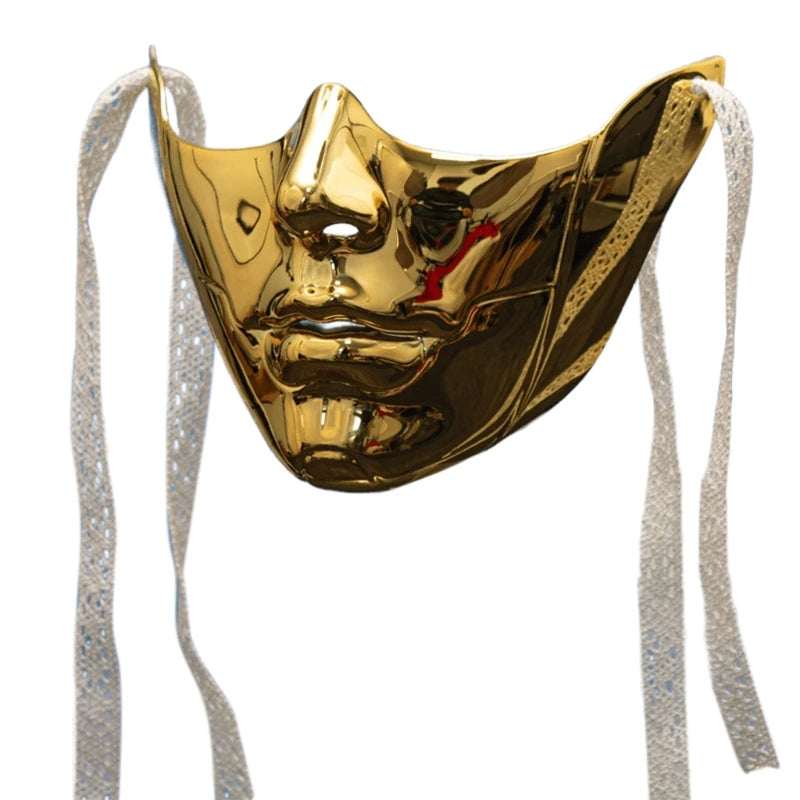 Masquerade Half Face Mask - Cosplay Halloween Eyemask for Men and Women - ZOOMNSTORE