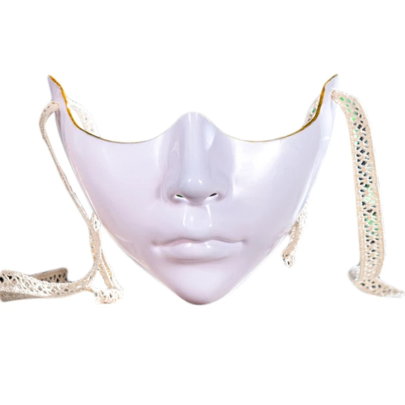 Masquerade Half Face Mask - Cosplay Halloween Eyemask for Men and Women - ZOOMNSTORE