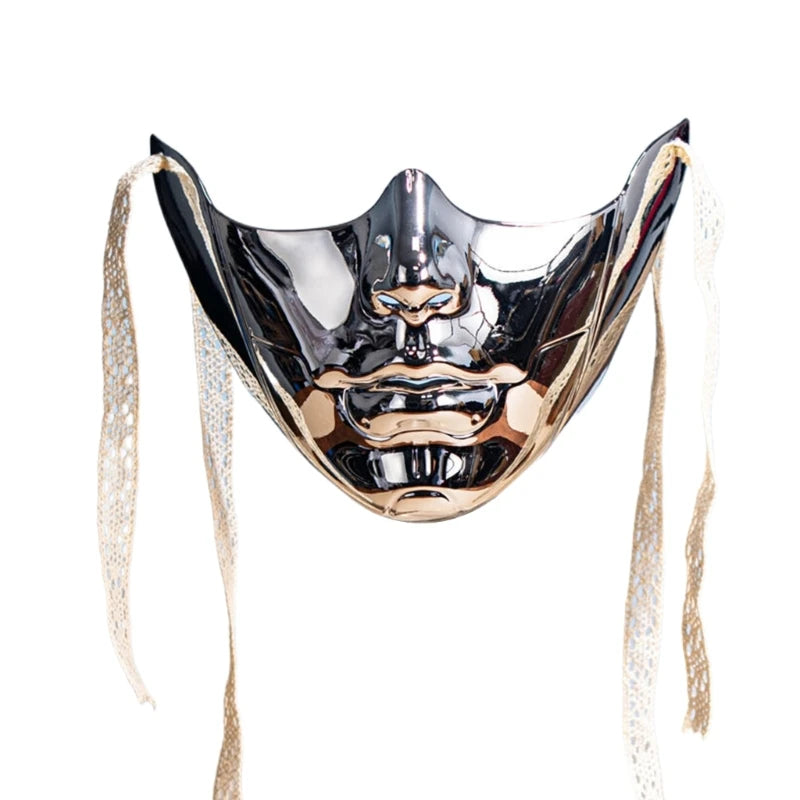 Masquerade Half Face Mask - Cosplay Halloween Eyemask for Men and Women - ZOOMNSTORE
