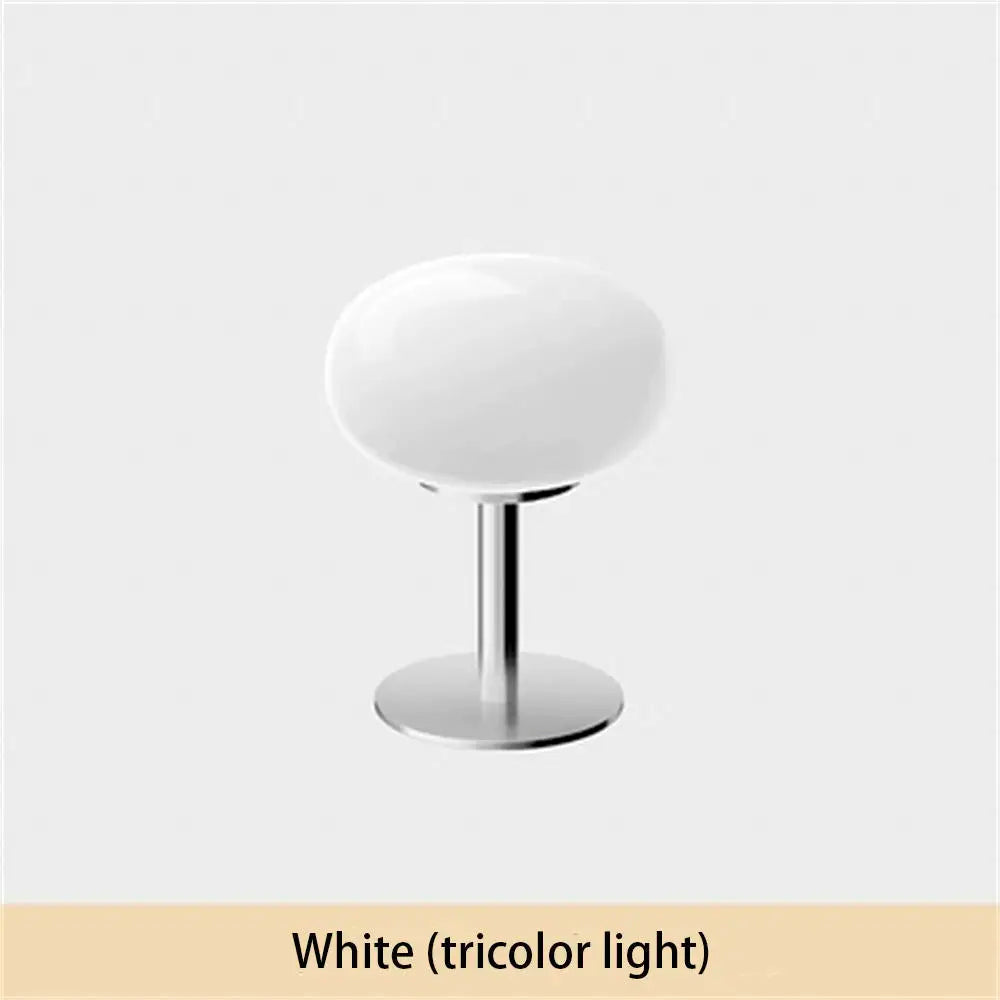 Medieval Cream Glass Lollipop Table Lamp - Retro Home Decor for Living Room Bedroom Study - ZOOMNSTORE