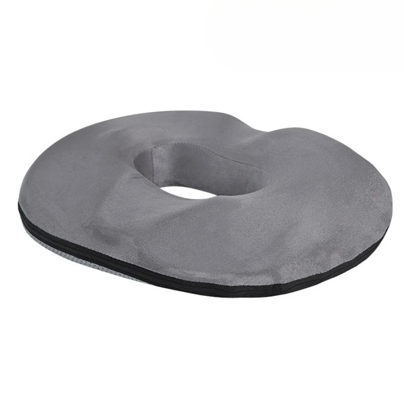 Memory Foam Donut Pillow - Orthopedic Coccyx Tailbone Cushion for Hemorrhoid Relief - ZOOMNSTORE