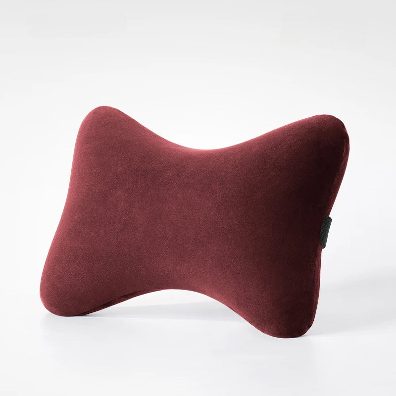 Memory Foam Neck Pillow - Adjustable Car Neck Support & Lumbar Cushion - ZOOMNSTORE