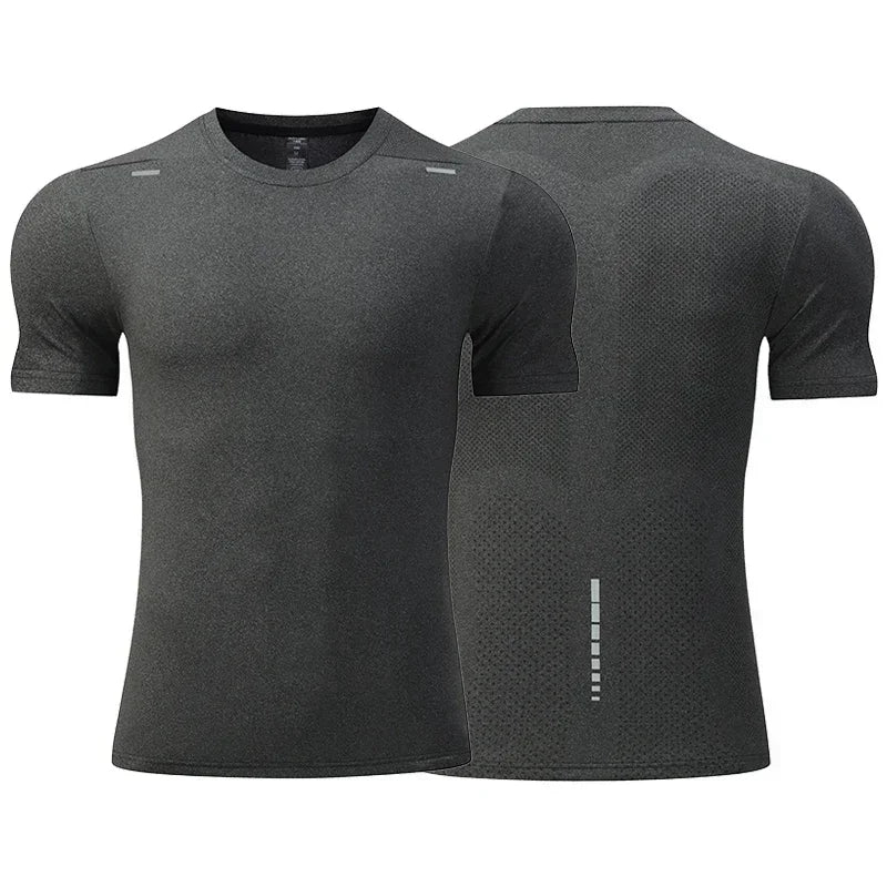 Mens Quick Dry Cycling T-Shirt - Breathable Loose Fit Fitness Top - ZOOMNSTORE