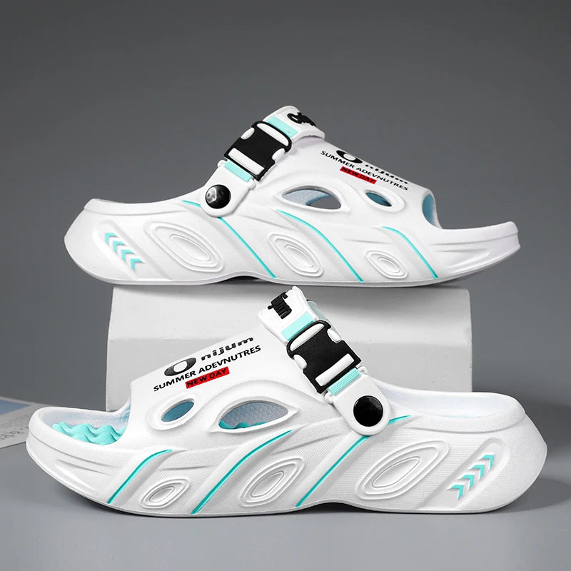 Men's Massage Slippers - Summer Soft Sole Sandals | Comfortable EVA Slides - ZOOMNSTORE