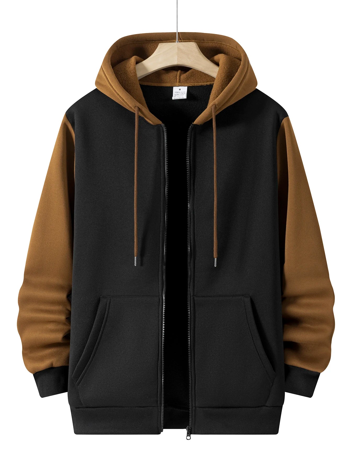 Men's Zipper Hoodies - Casual Hooded Jacket With Multi Pockets | Lightweight Polyester - ZOOMNSTORE