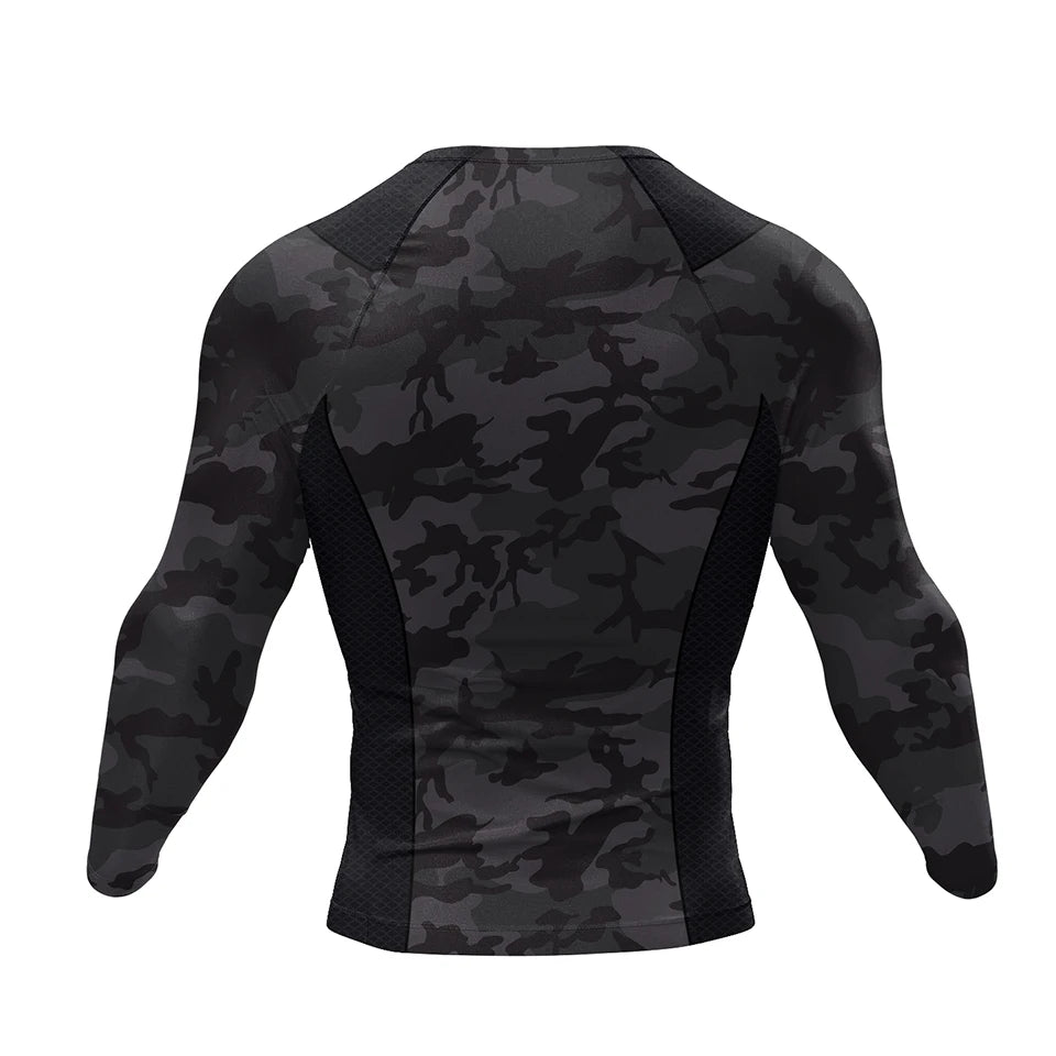 Mens Black No Gi BJJ Jiu Jitsu Set - MMA Shorts Compression Rashguard - ZOOMNSTORE