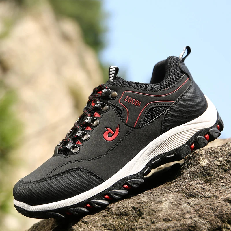 Mens Breathable Running Sneakers - Casual Athletic Outdoor Shoes - ZOOMNSTORE