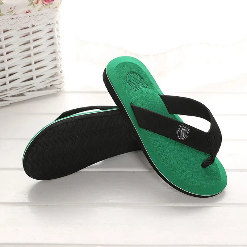 Mens Casual Flip Flops - Non-Slip Summer Beach Slides - ZOOMNSTORE