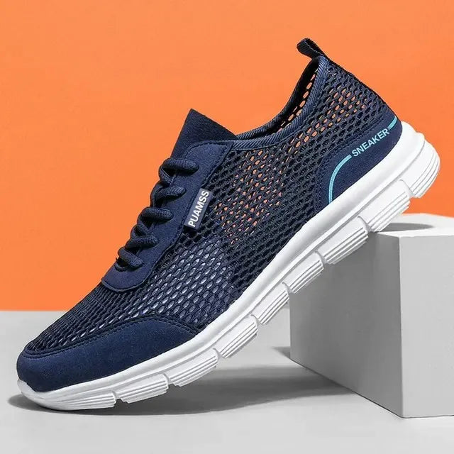 Mens Casual Sneakers - Breathable Summer Flats Plus Size 46 Outdoor Tenis - ZOOMNSTORE