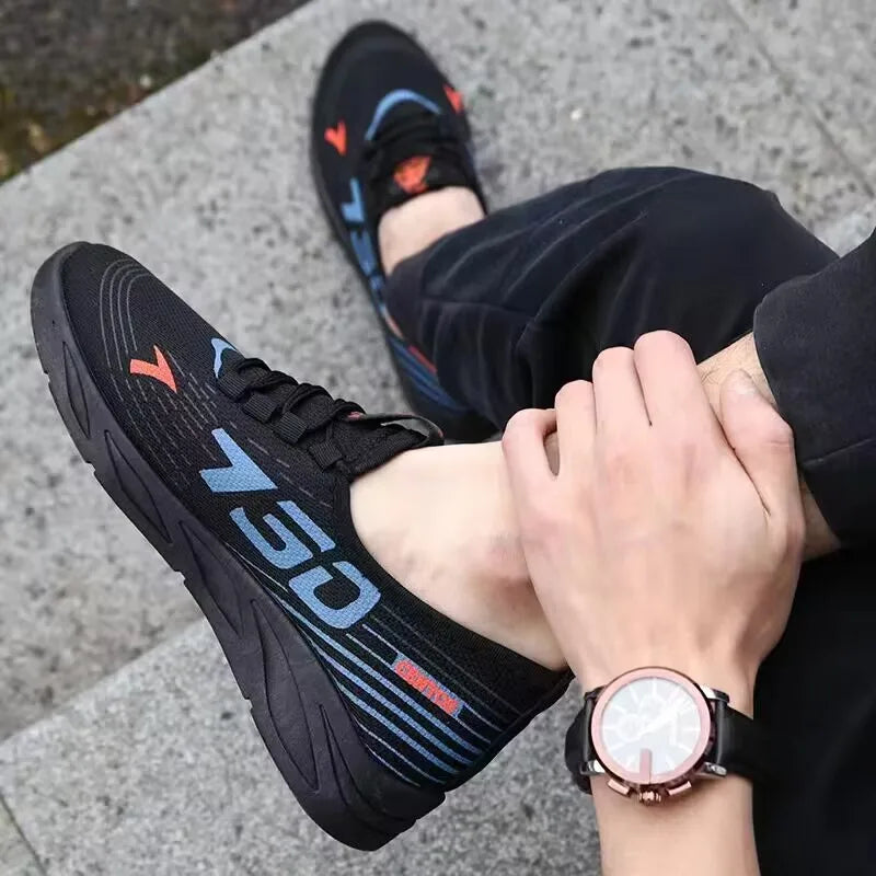 Mens Casual Sports Sneakers - Breathable Outdoor Running Walking Shoes - ZOOMNSTORE