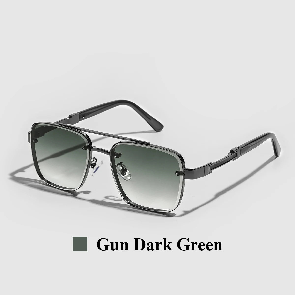 Mens Designer Sunglasses - UV400 Metal Frame Gradient Shades - ZOOMNSTORE
