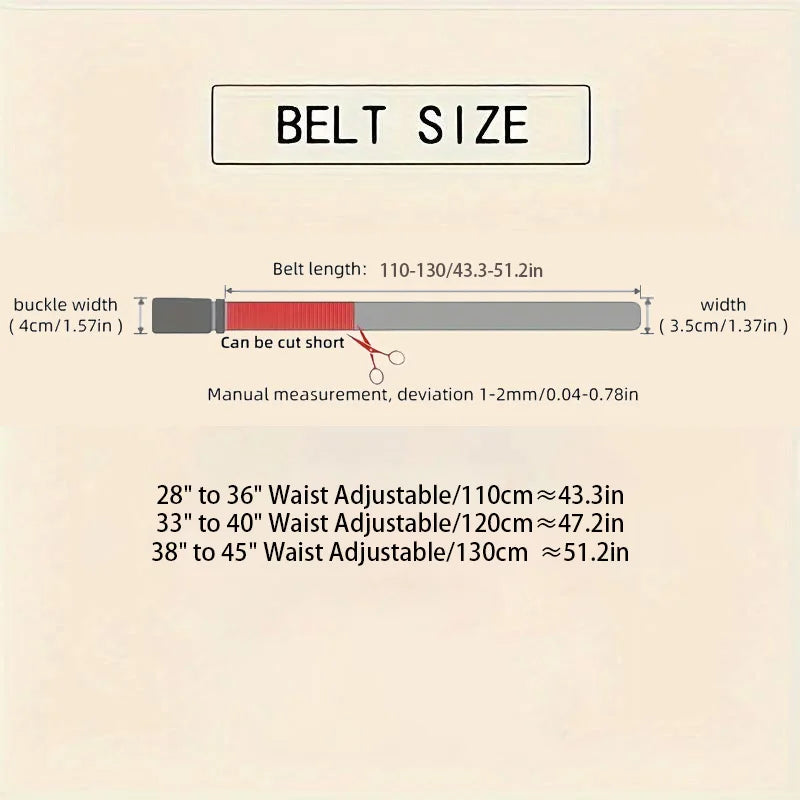 Mens Genuine Leather Ratchet Belt - Stylish Durable Cowhide Designer Belt - ZOOMNSTORE