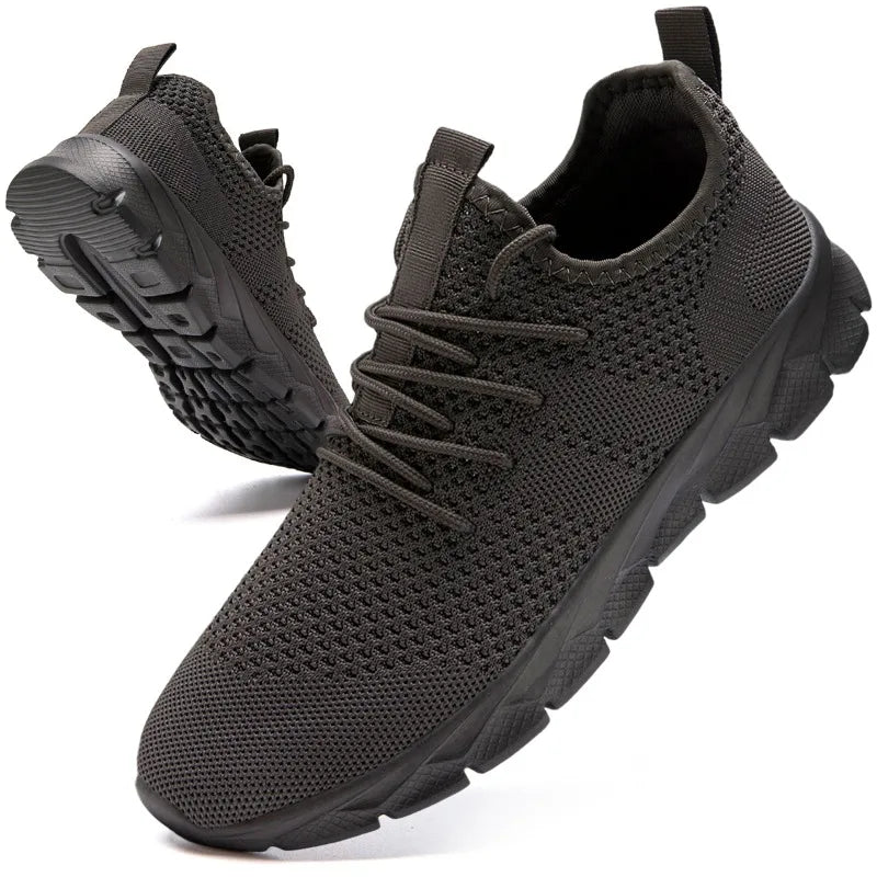 Mens Lightweight Breathable Mesh Sneakers - Casual Summer Running Shoes Outdoor Sports Size 36-49 - ZOOMNSTORE