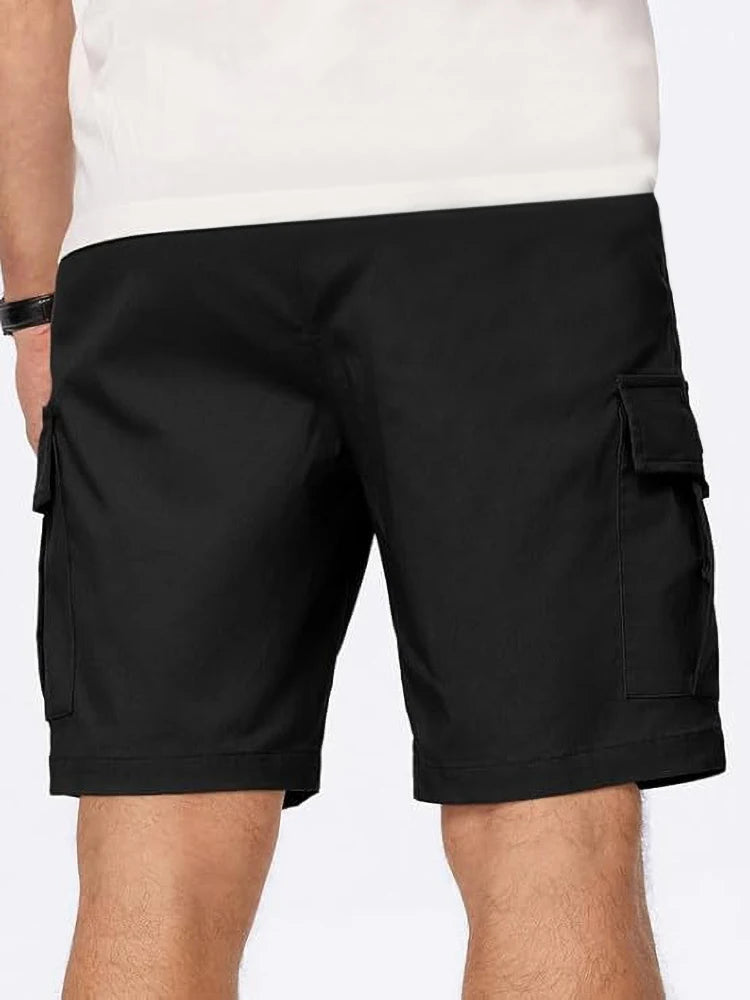 Mens Lightweight Cargo Shorts - Multi-Pocket Summer Casual Pants - ZOOMNSTORE