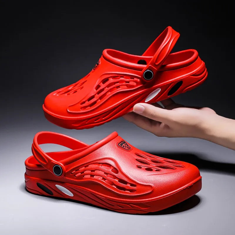 Mens Lightweight EVA Sandals - Casual Clogs for Beach and Outdoor Use Big Size 49 - ZOOMNSTORE