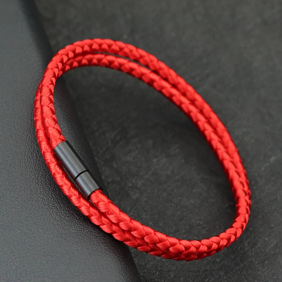 Minimalist Mens Survival Bracelet - Handmade Nautical Bangle - ZOOMNSTORE